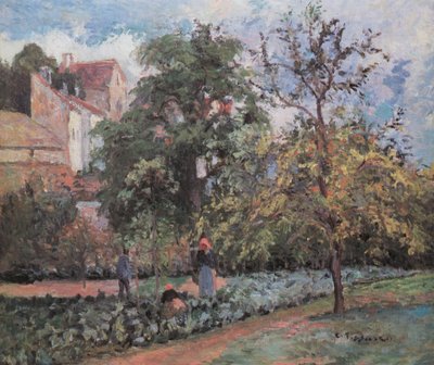 Der Obstgarten in Maubuisson, Pontoise von Camille Jacob Pissarro